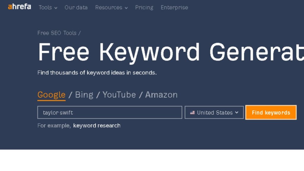 Como hacer un keyword research, Herramientas keyword research