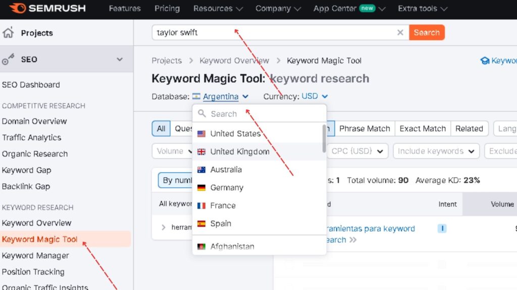 Como hacer un keyword research, Herramientas keyword research